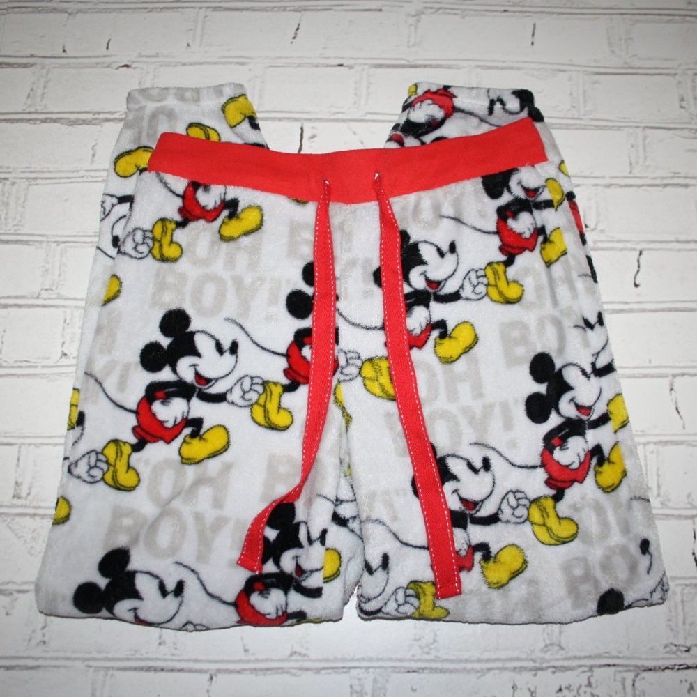 🐭 Mickey Mouse Fleece Pajama Pants · Disney · Size S 🐭